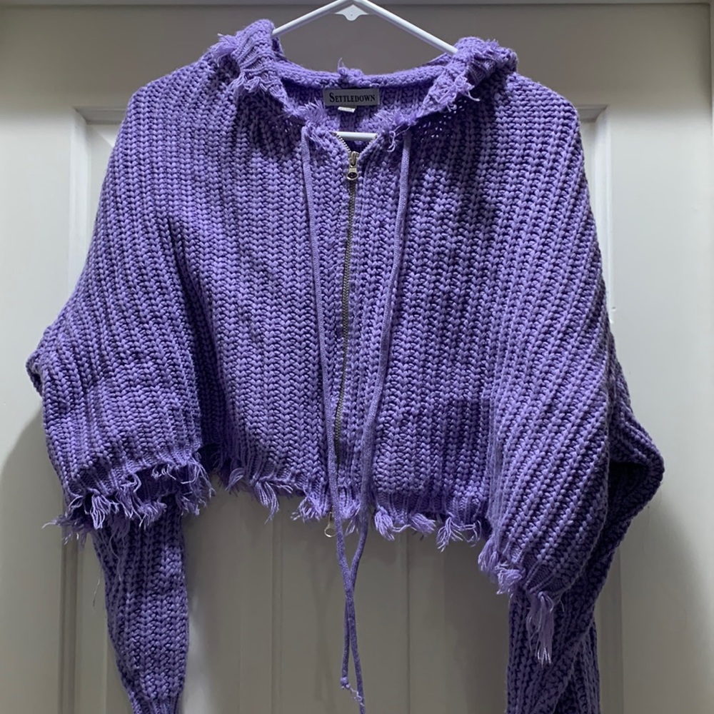 “Settle down” - hooded - zip up